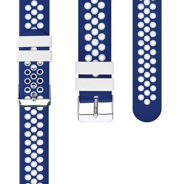 kwmobile Uhrenarmband 2x Sportarmband für Huami Amazfit GTS / GTS 2 / GTS 2e / GTS 3, Armband TPU Silikon Set Fitnesstracker