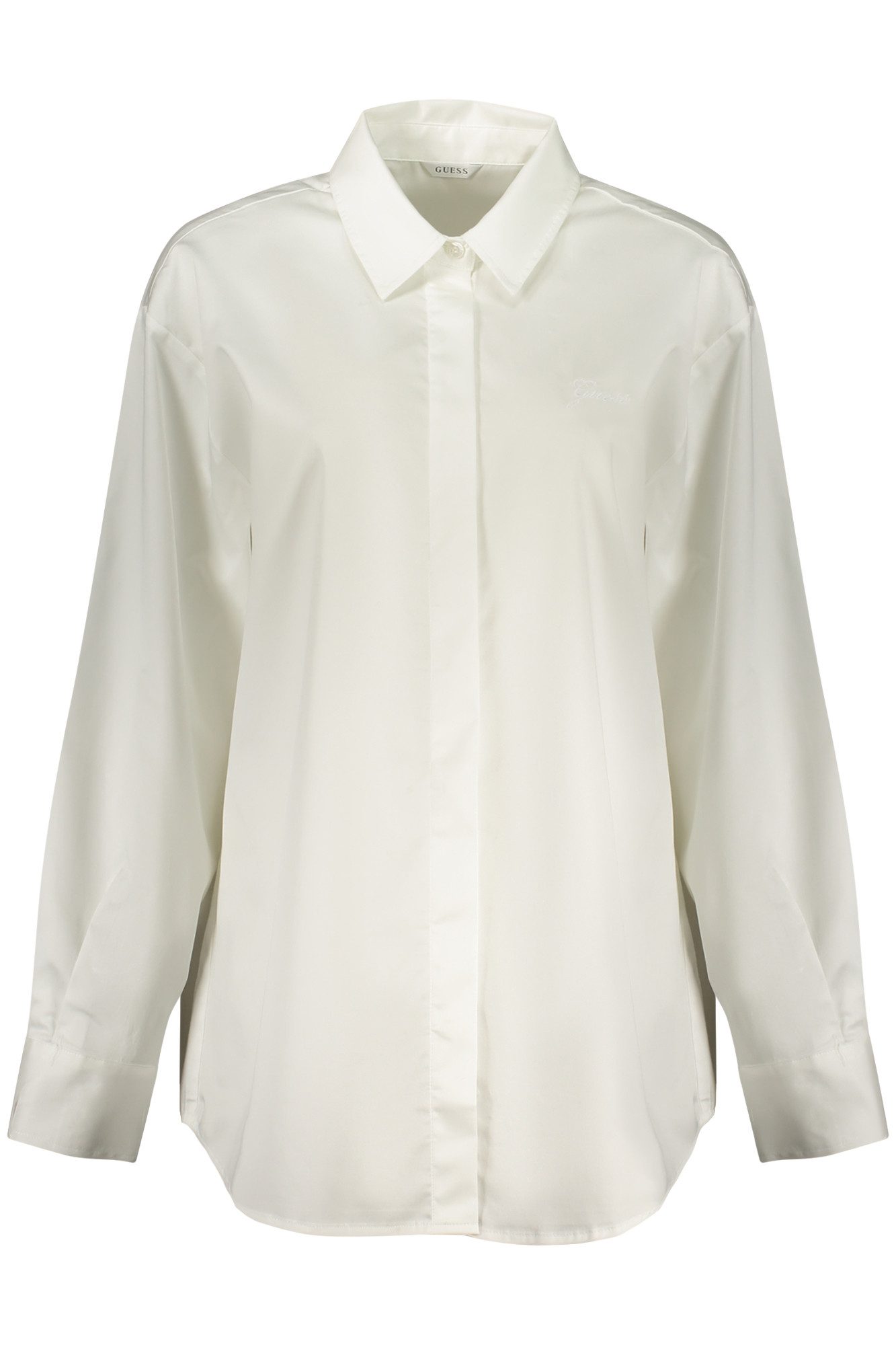 GUESS JEANS Blusenshirt Elegantes Damenhemd mit Stickerei und italienischem