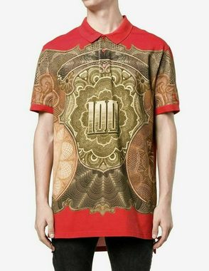 GIVENCHY T-Shirt GIVENCHY Columbian Narcos Baroque Dollar Piqué Polo SHIRT POLOSHIRT TS