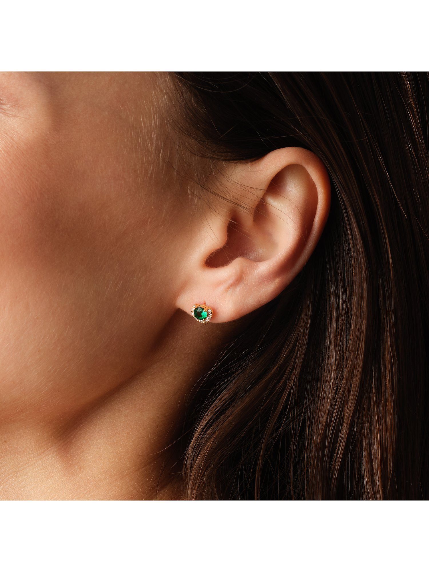 FAVS Paar Ohrstecker FAVS Damen-Ohrstecker 925er Silber 2 Zirkonia