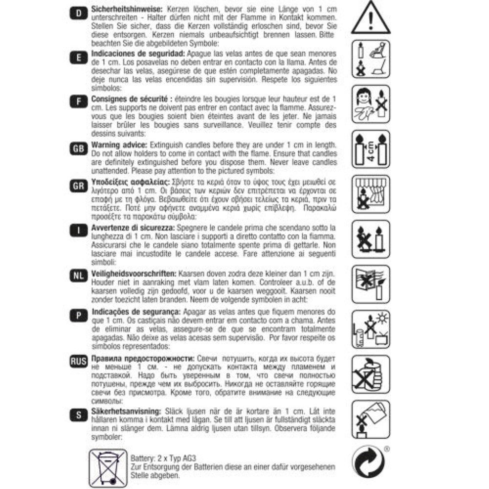 PAPSTAR Geburtstagskerze Musikkerze 12 cm farbig sortiert "Happy Birthday" mit 3 Ersatzkerzen
