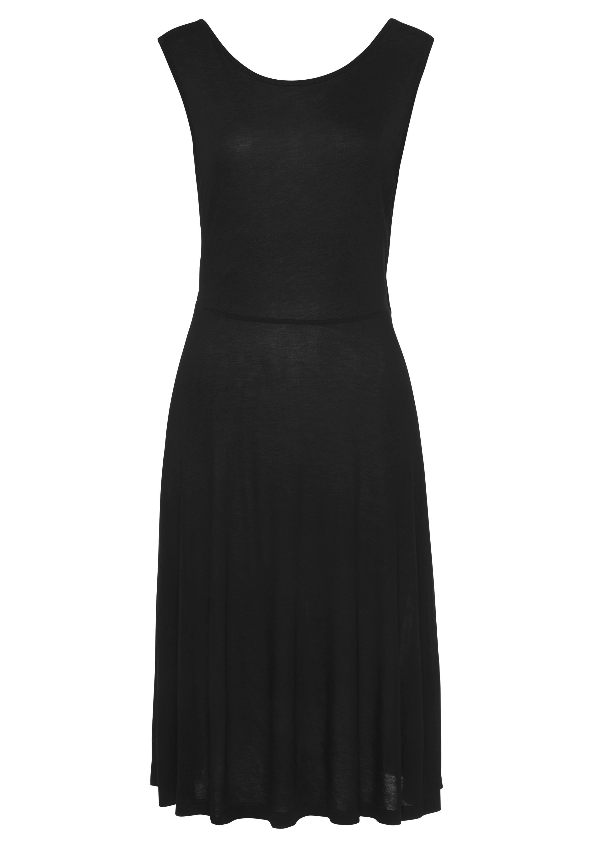 LASCANA Rückenausschnitt Jerseykleid mit