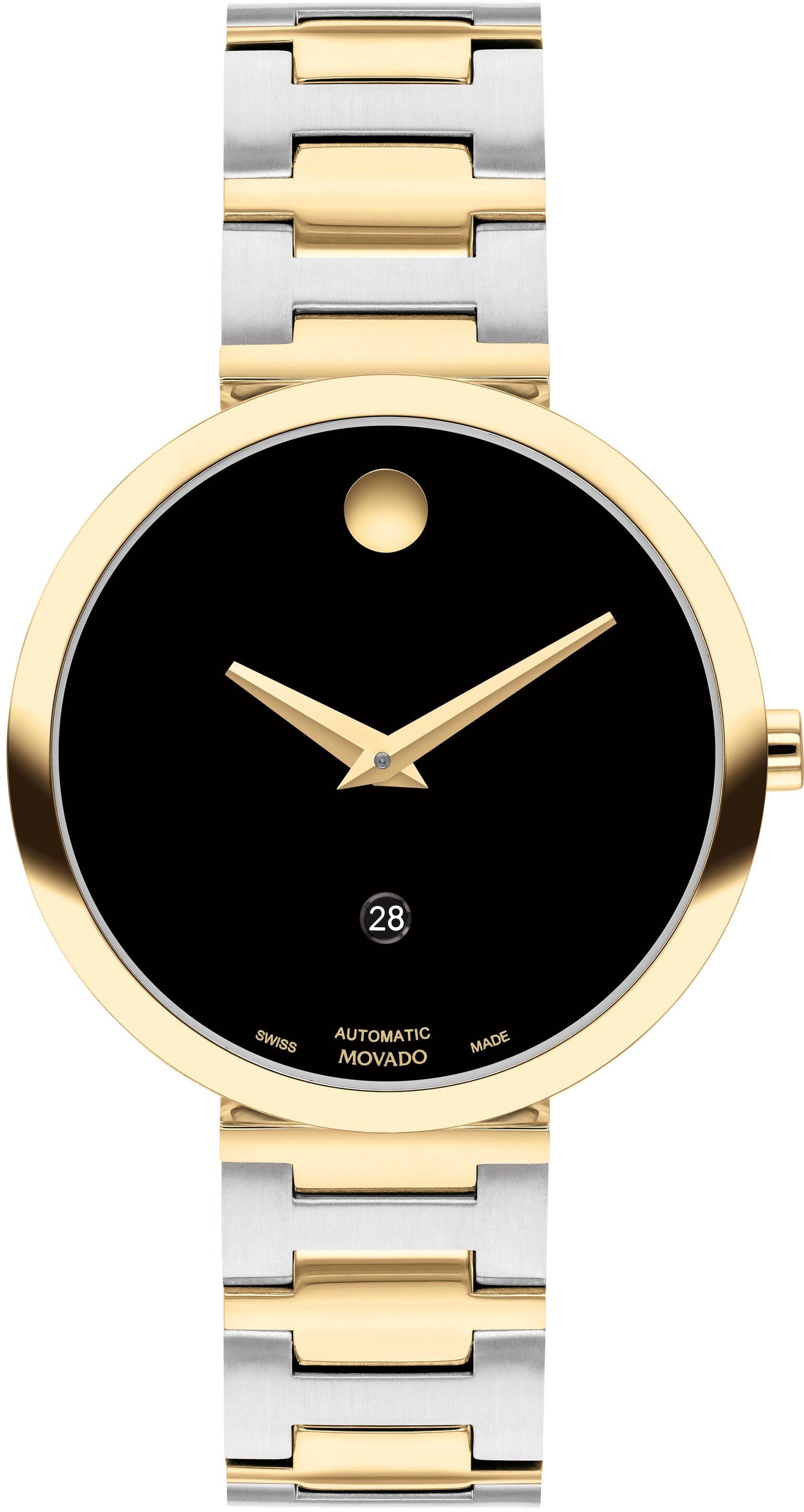 MOVADO Automatikuhr MUSEUM Classic Automatic 32 mm 0607679 Armbanduhr Damenuhr mechanische Uhr Swiss Made Saphirglas