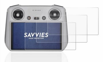 Savvies Schutzfolie für DJI RC Controller, Displayschutzfolie, 6 Stück, Folie klar