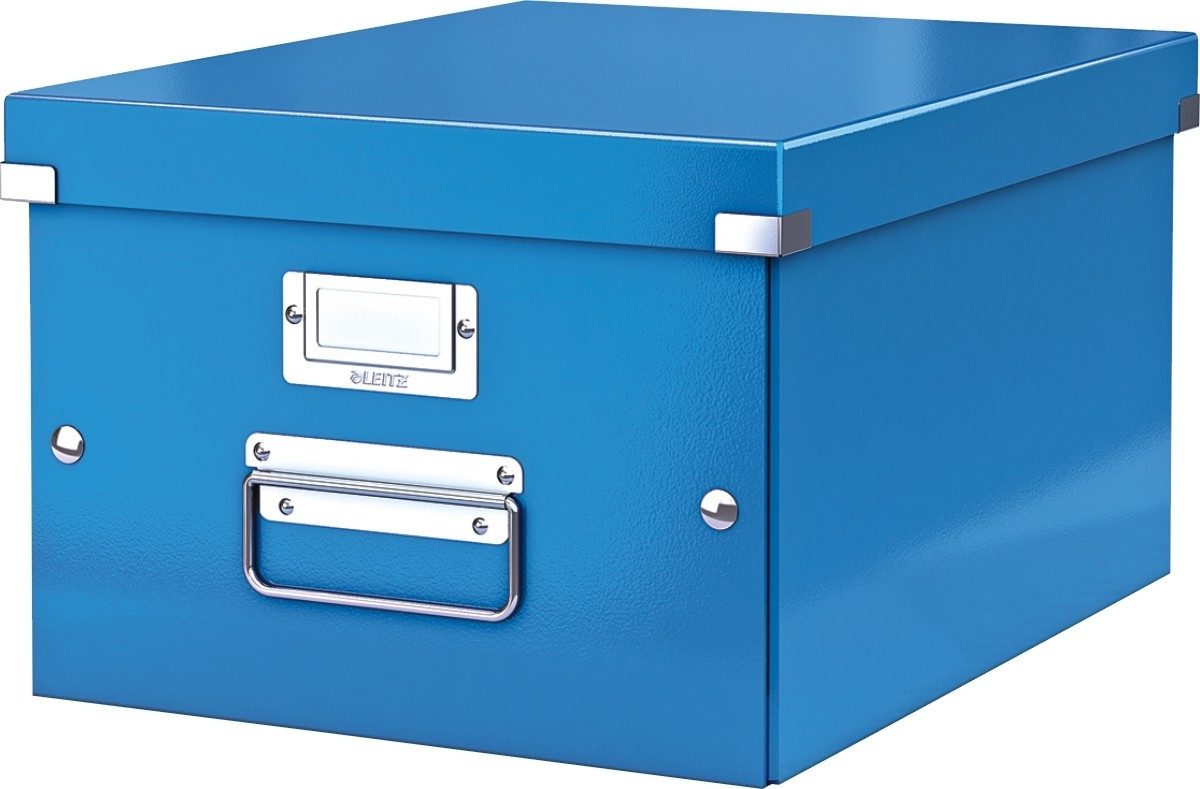 Aufbewahrungsbox Ablagebox Click & Store A4 blau