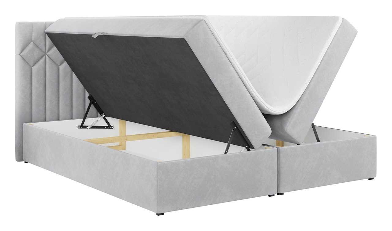 Kopfstütze, Doppelbett 5, MKS für mit Multipocket-Matratze Schlafzimmer, STELLE Boxspringbett MÖBEL