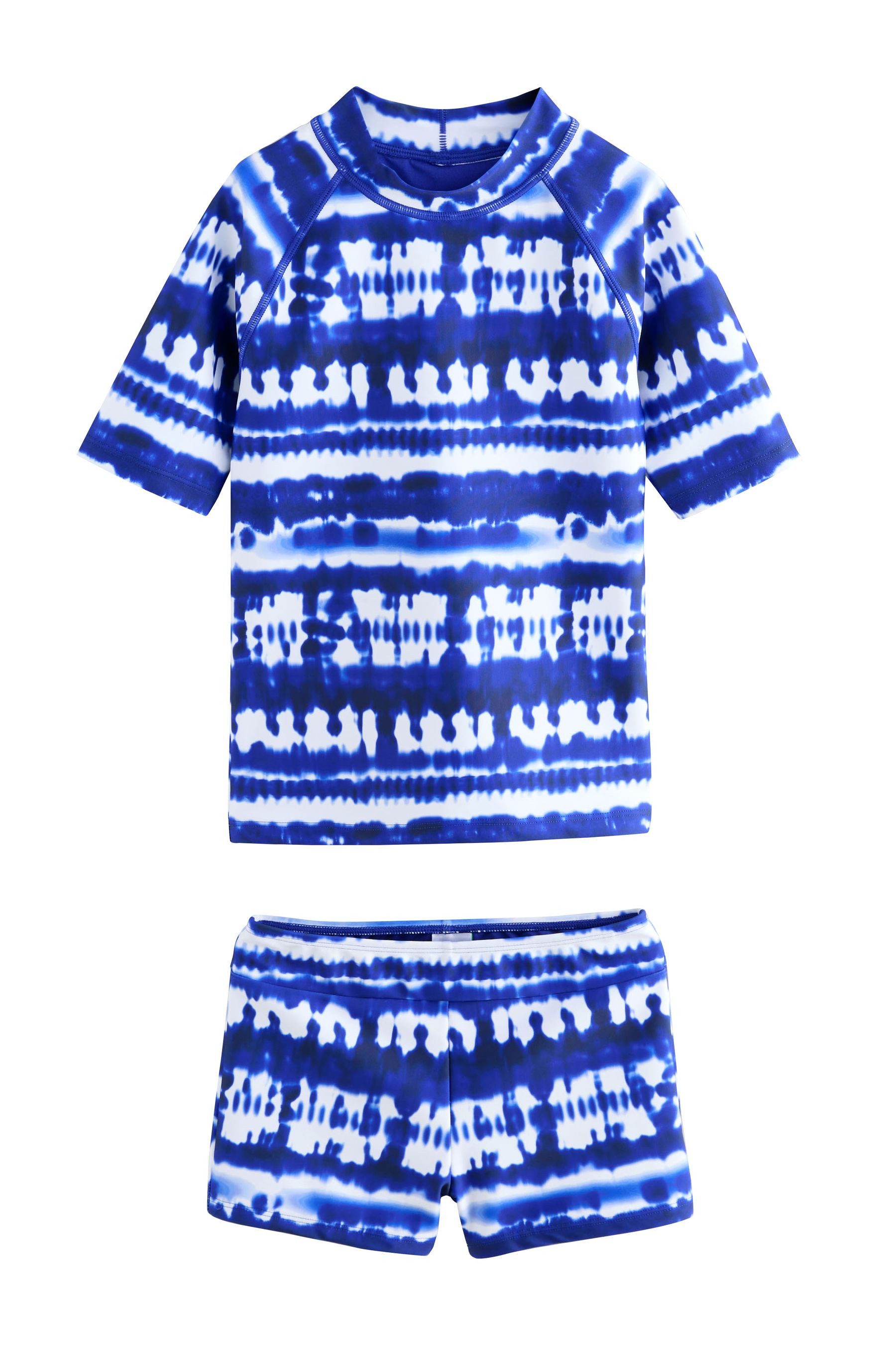 Next Badeanzug Sonnenschutztop und Schwimmshorts im Set (2-St)