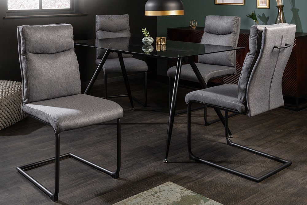 riess-ambiente Freischwinger COMFORT grau, Esszimmer · günstig online kaufen