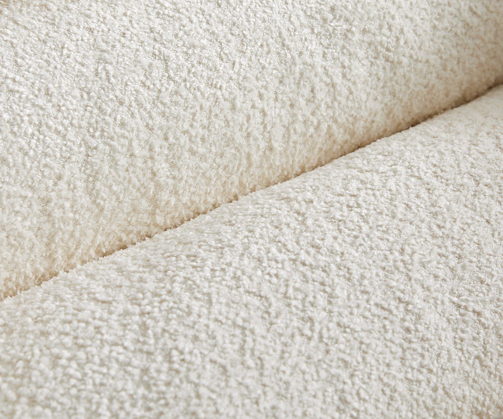 DELIFE Bettgestell Dream-Well, Bouclé Creme-Weiß 180x200 günstig online kaufen