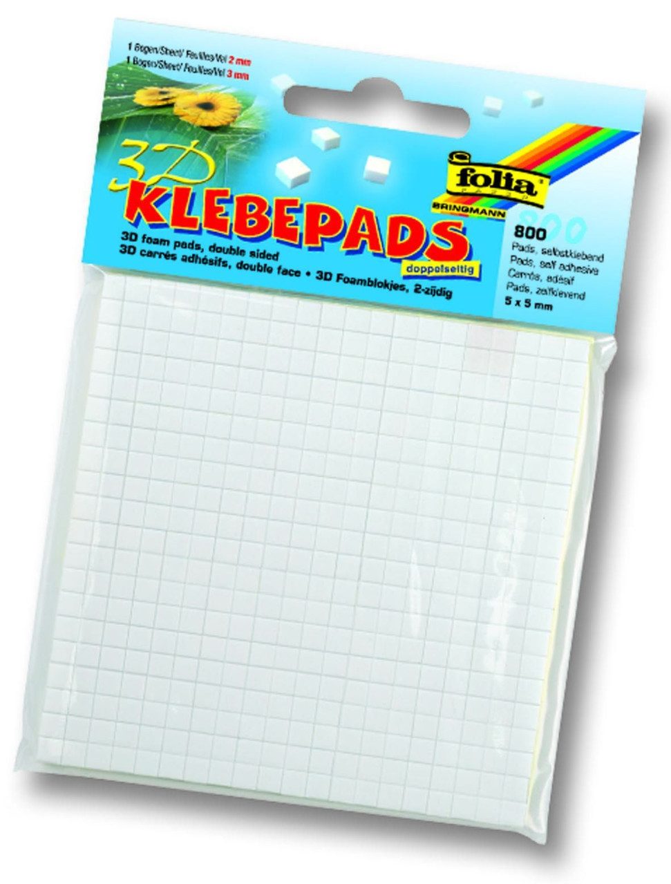 Glorex Bastelkleber Glorex Klebepads für 3D-Effekte 5 x 5 mm