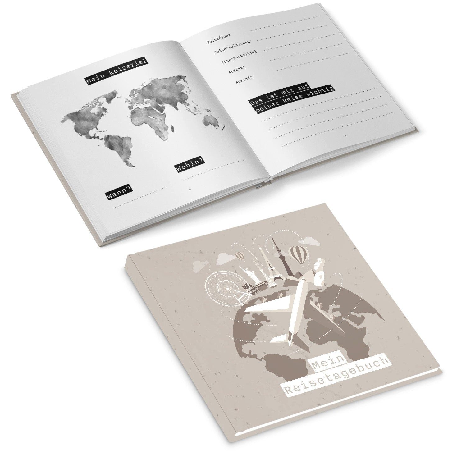 Logbuch-Verlag Notizbuch Kleines Reisetagebuch
