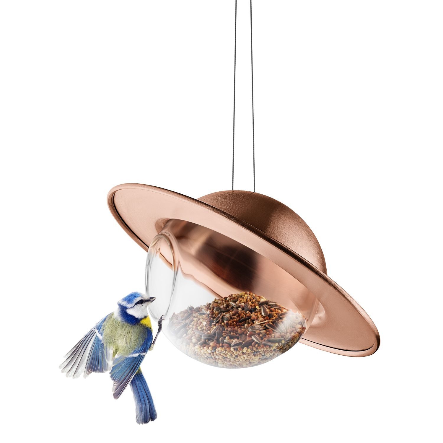 Eva Solo Futterstation Saturn Kupfer, Glas