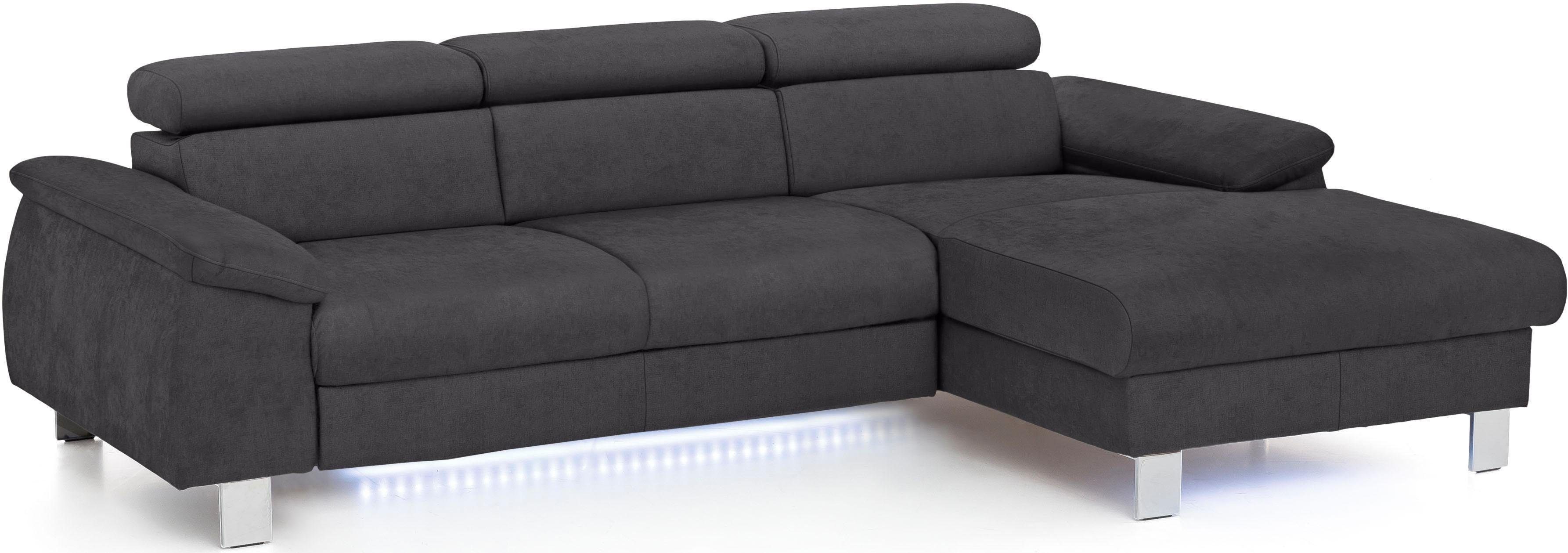 COTTA Polstergarnitur "Komaris L-Form", (Set), Set bestehend aus: Ecksofa m günstig online kaufen