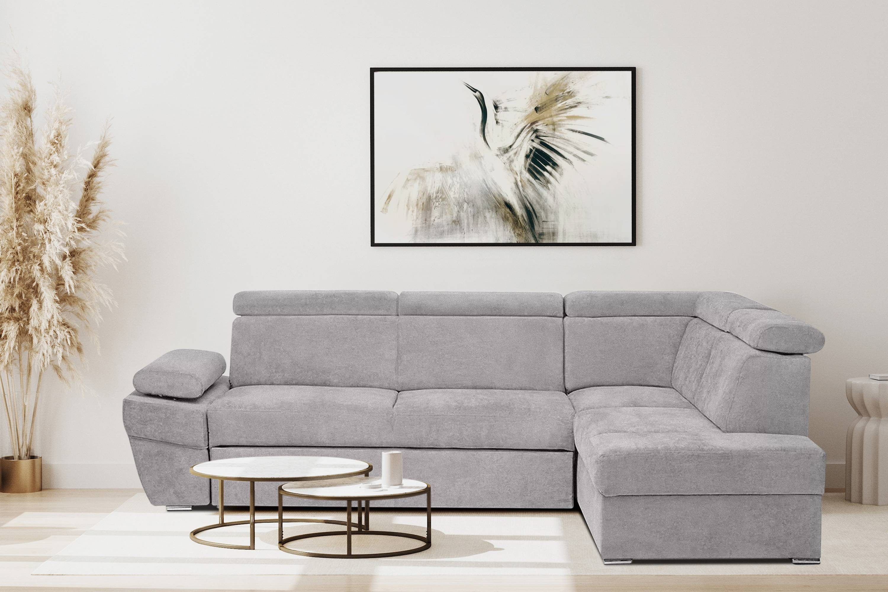 KONSIMO® Ecksofa RATLO Ecksofa, mit Bettfunktion günstig online kaufen