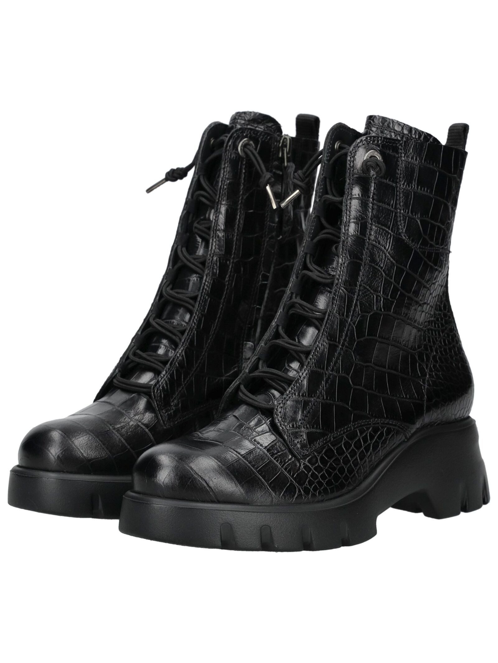 Paul Green Paul Green Stiefelette Glattleder Schnürstiefelette