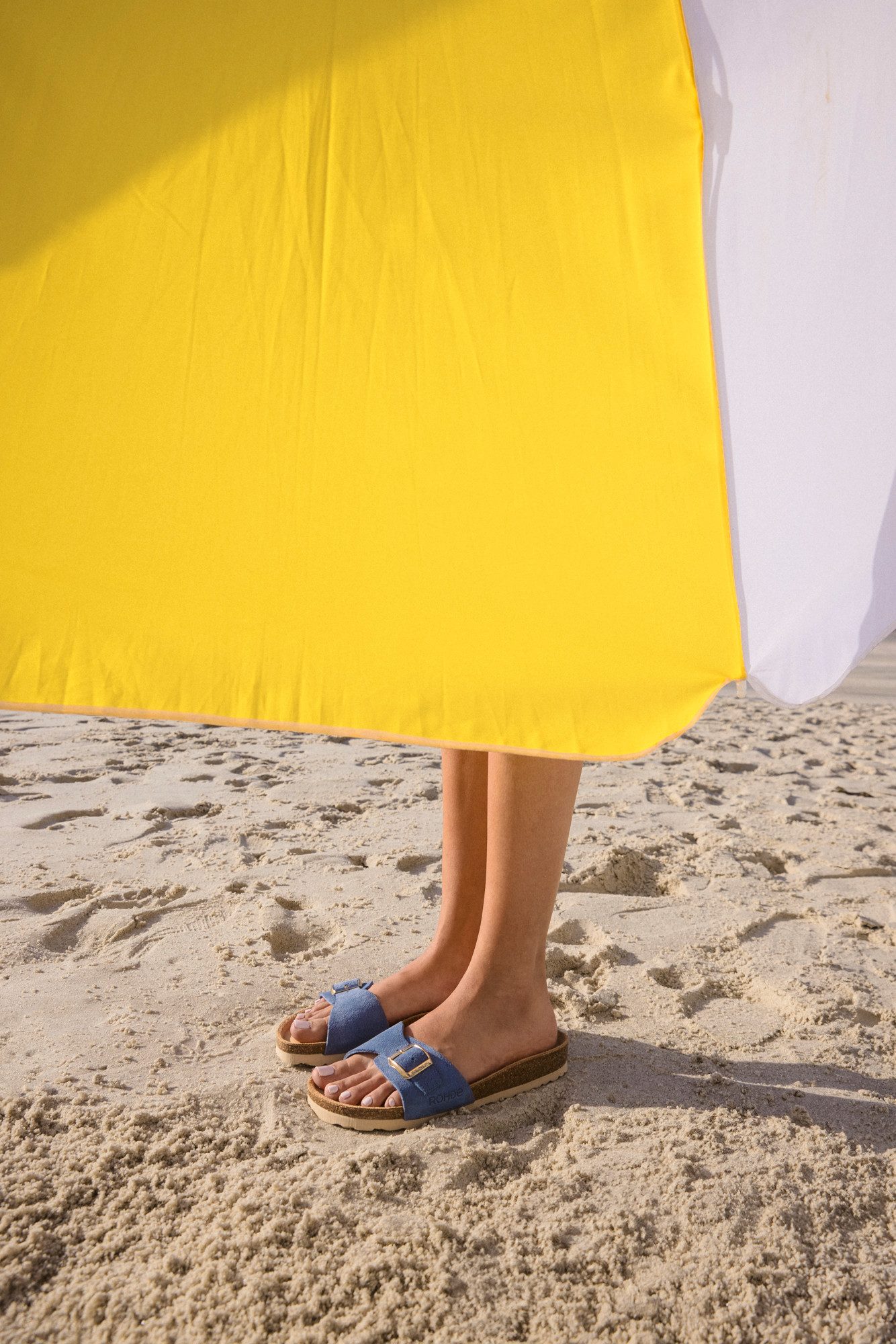 Rohde Pantolette Sommerschuh, Schlappen mit vorgeformtem Softfußbett