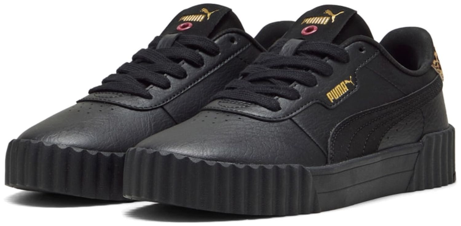 PUMA Puma Carina 3.0 Animal Flair Black-Gold Sneaker günstig online kaufen