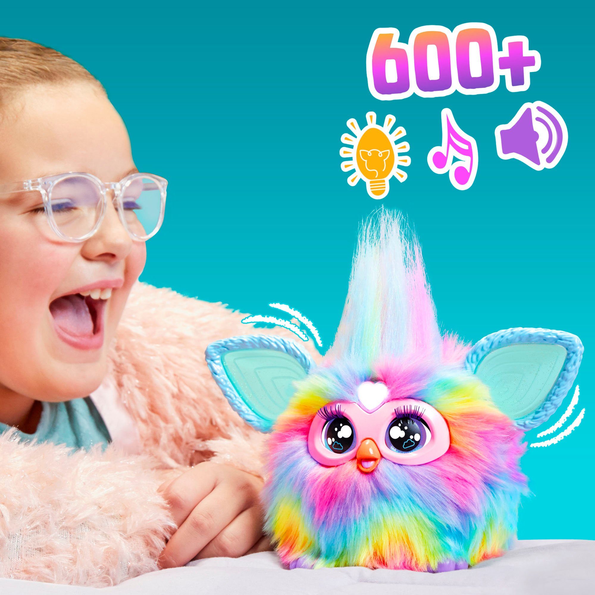 Hasbro Plüschfigur Furby, Farbmix, mit Sound