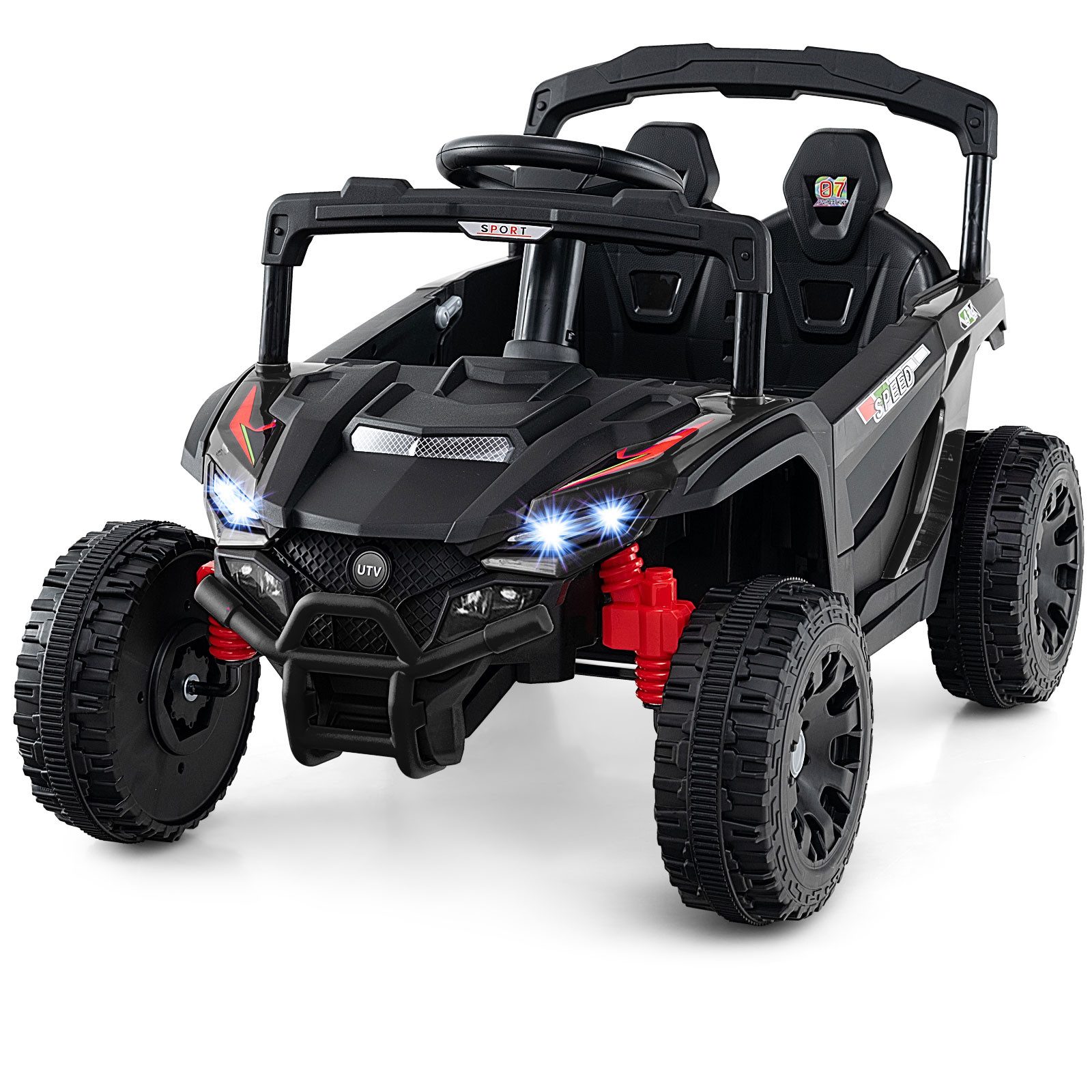 COSTWAY Elektro-Kinderauto, Belastbarkeit 30 kg, 12V Elektroauto, mit Fernb günstig online kaufen