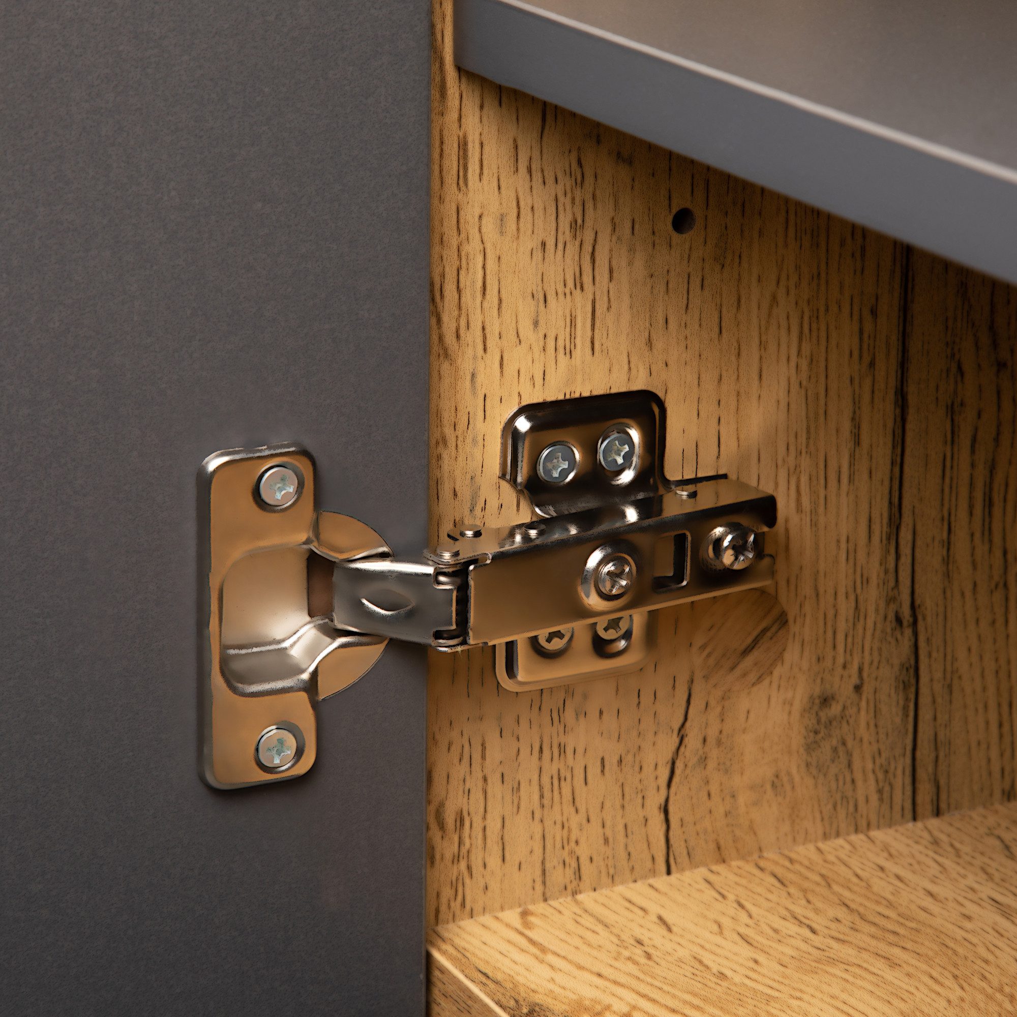 Merax Lowboard Landhaus Altholzoptik, Fernsehtisch TV Board, TV- Lowboard aus Holz, Breite 180 cm