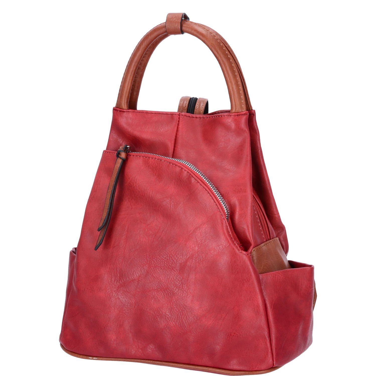 Antonio Freizeitrucksack Antonio Damen Rucksack rot günstig online kaufen