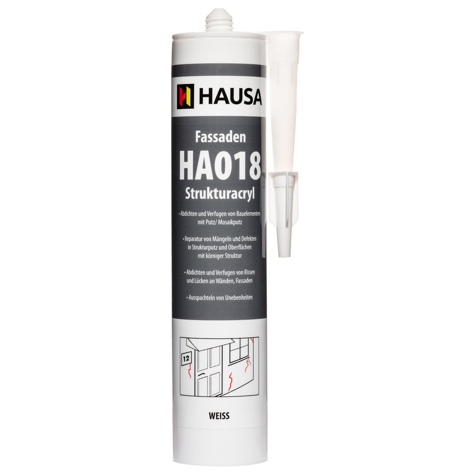 Hausa Maleracryl, Strukturacryl Fassadenacryl, (Putzacryl körnig günstig online kaufen
