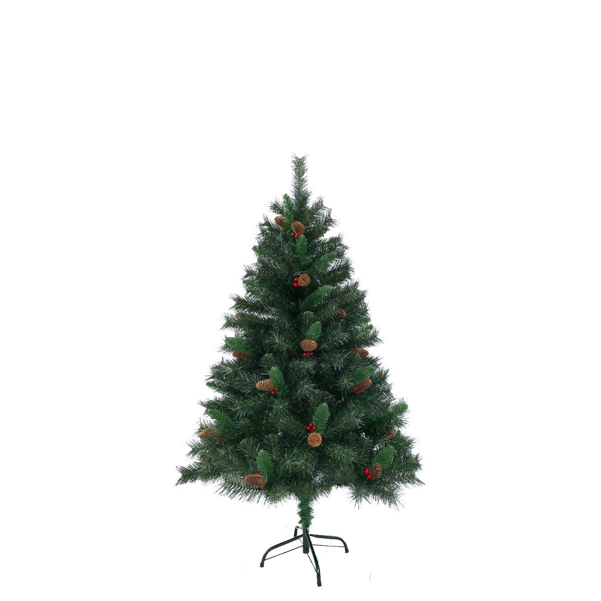 SVITA Künstlicher Weihnachtsbaum Weihnachtsbaum, Nordmanntanne, 371 biegsame Spitzen, Tannenbaum, Kunstbaum, Christmas, PVC, 150 cm