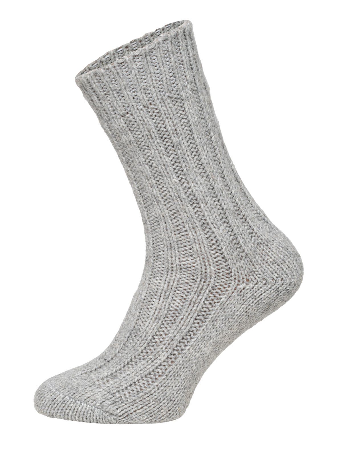 50% 2xGrau Wollsocken Strapazierfähige Socken Alpakawolle und mit Wollanteil Alpakawolle und Wollsocken warme mit HomeOfSocks