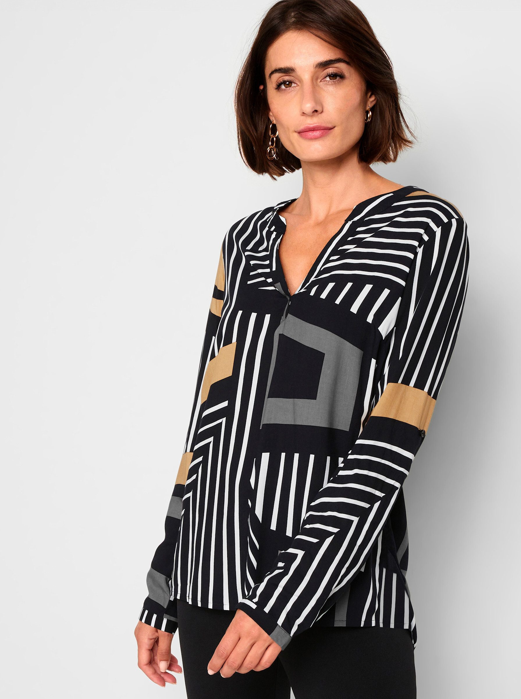Witt Klassische Bluse Druckbluse günstig online kaufen