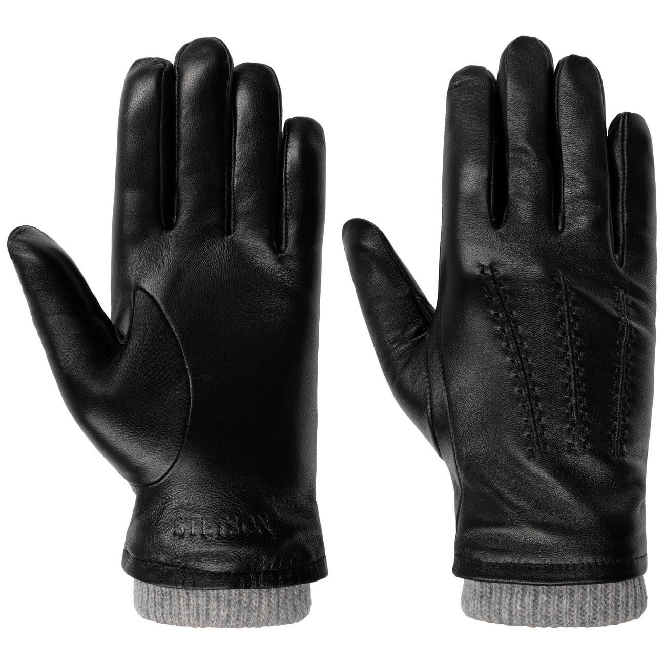 Stetson Lederhandschuhe (1-St) Перчатки mit Futter