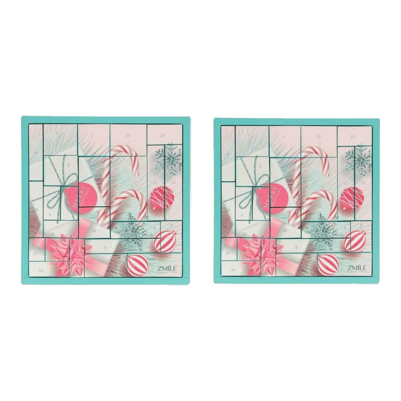 ZMILE COSMETICS Adventskalender Damen Doppelpack Beauty Adventskalender Puzzle Kosmetik, vegan, 24 Überraschungen