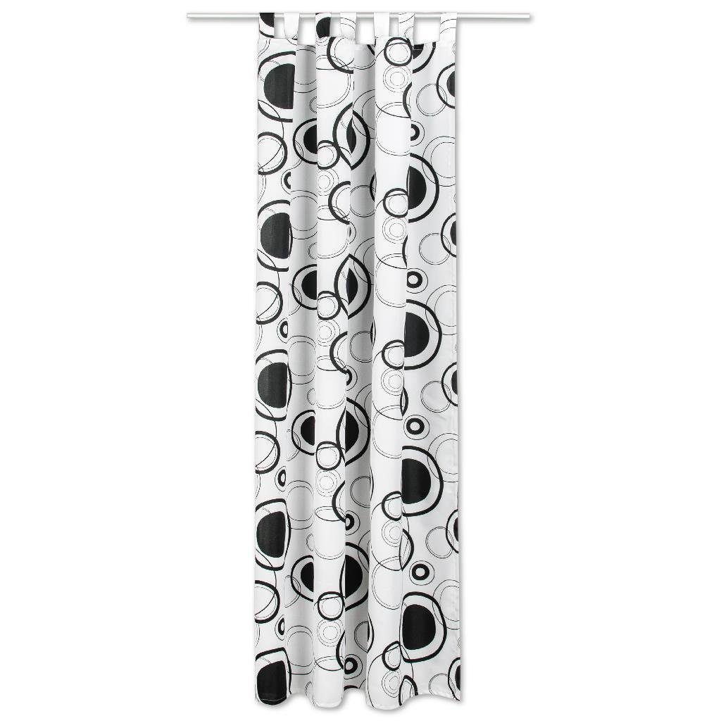 Vorhang, Arsvita, Schlaufen (1 St), blickdicht, Blickdichter Dekoschal mit Schlaufen 140cm x 245cm (BxL) Weiß