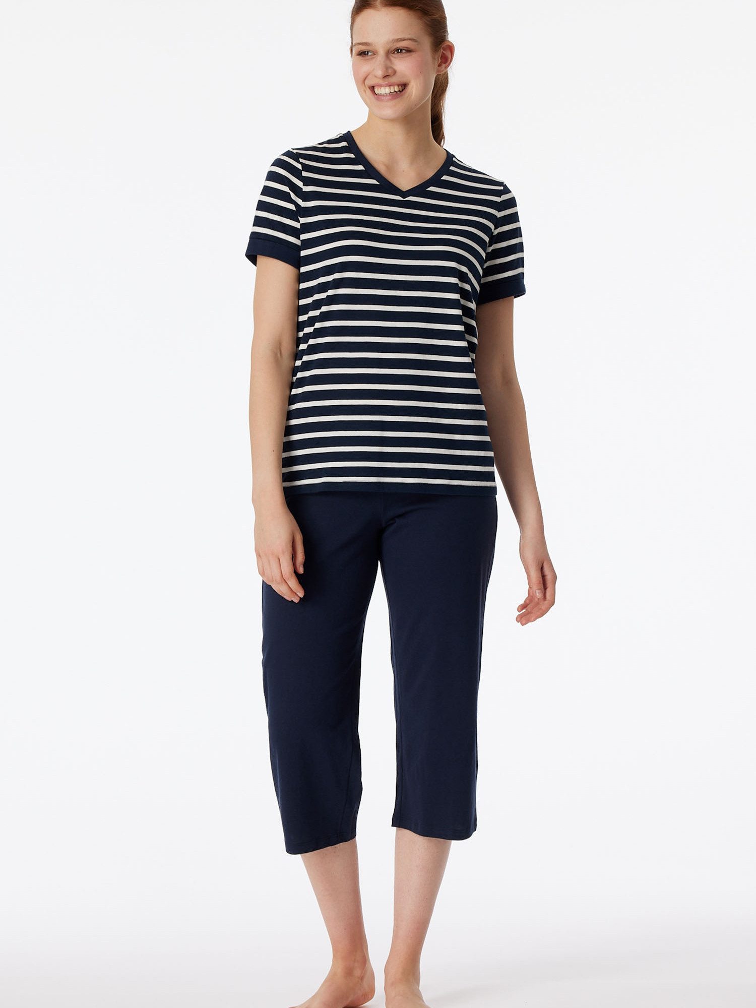 Schiesser Pyjama 3/4 kurzarm - Casual Essentials (2 tlg) 0