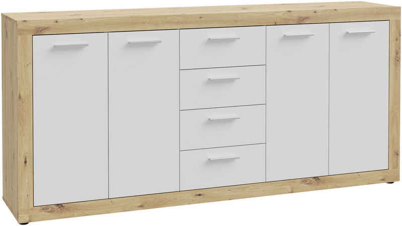 FORTE Sideboard Baccio, Breite ca. 197 cm, 4 Türen, 4 Schubladen