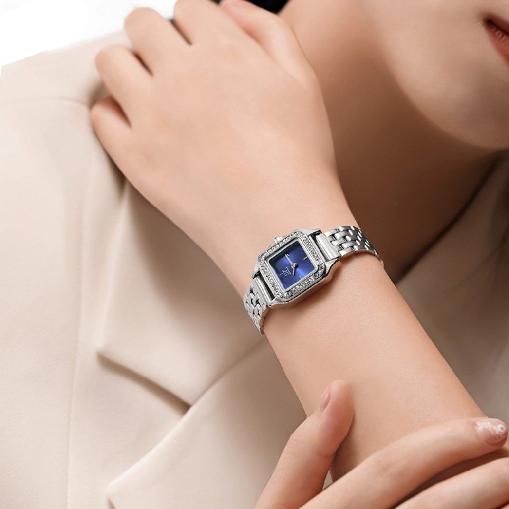 ibettertec Quarzuhr Quarzuhr, Armbanduhr Damenuhr, (Multifunktionsuhr Armbanduhr, Edelstahl Armbanduhr, Edelstahl Armbanduhr, Damen Uhr)