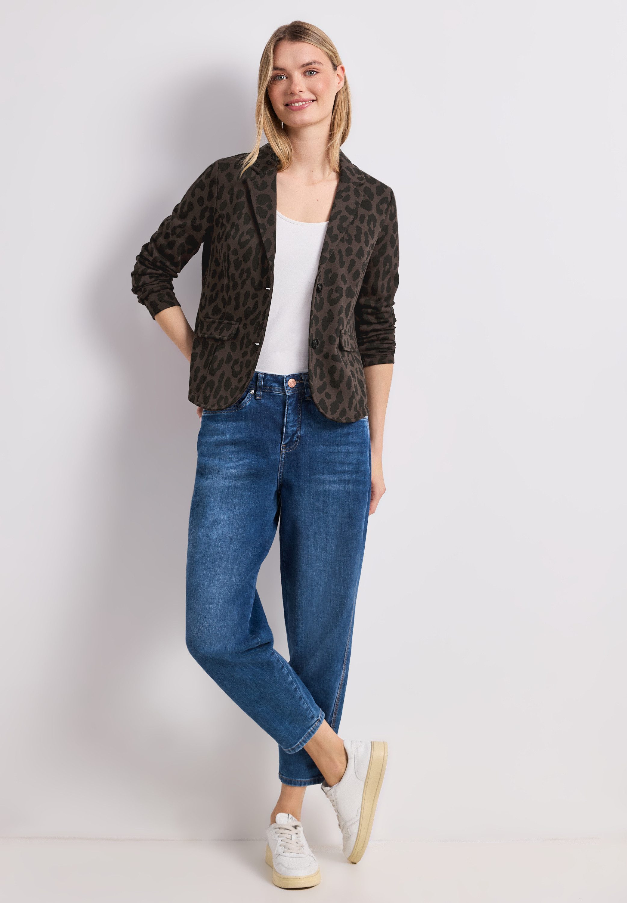 STREET ONE Sweatblazer mit Reverskragen