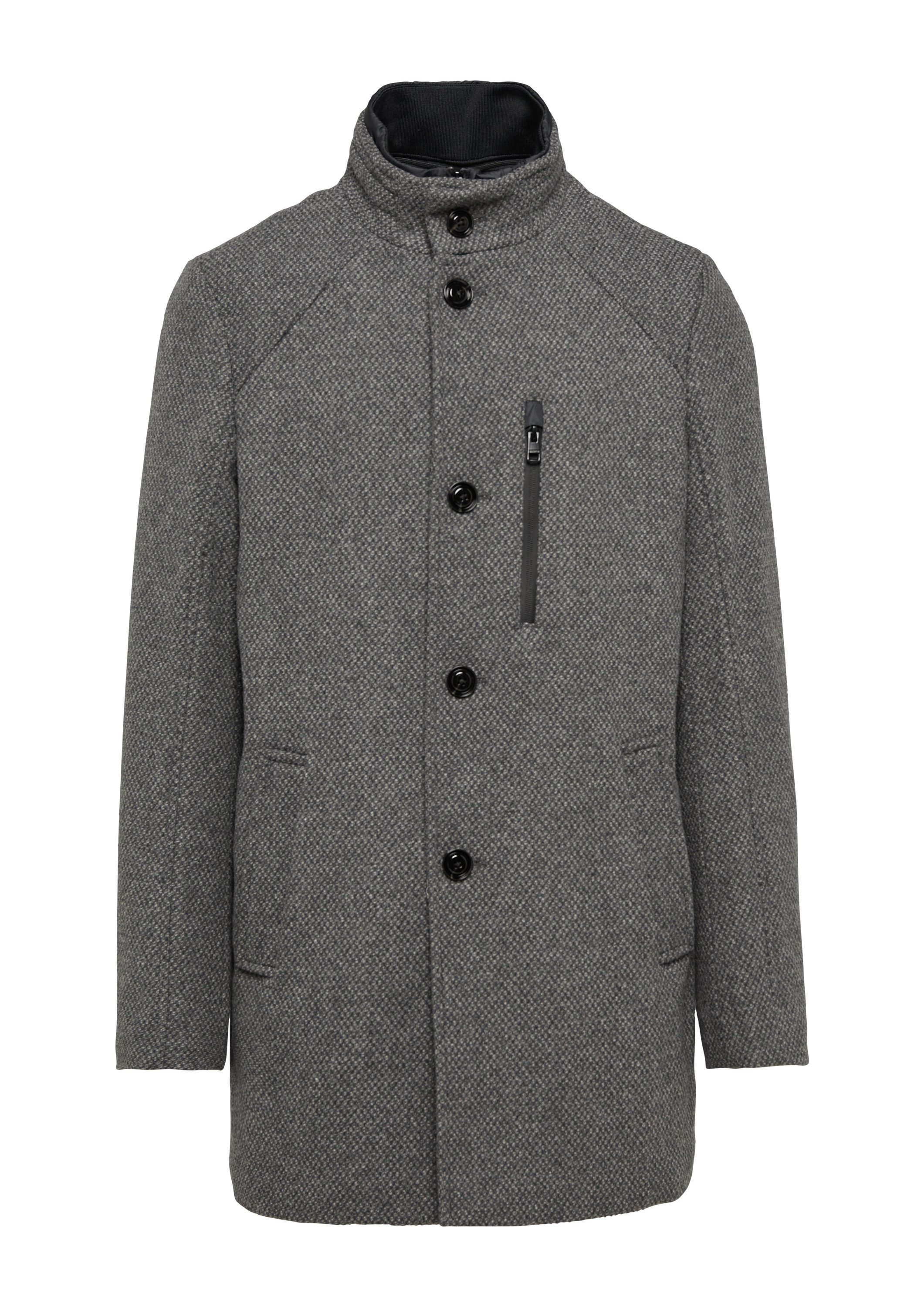 s.Oliver Wintermantel Outdoor-Mantel Wattierter Wollmix-Mantel mit herausne günstig online kaufen