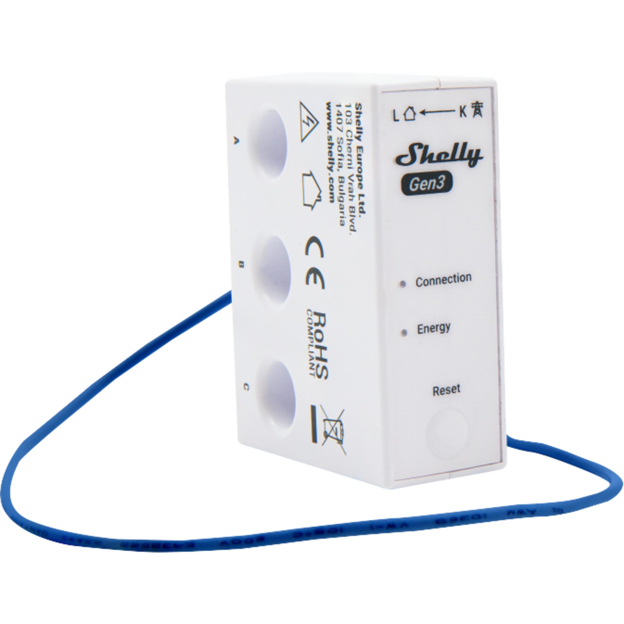 Shelly Relais-Modul Shelly 3EM-63T Gen3, Messgerät, (kompakter