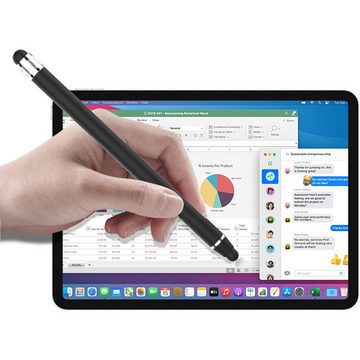 Houhence Eingabestift Tablet 2 Pack Touchscreen Stift 2 in 1 Stylus Touch Pen