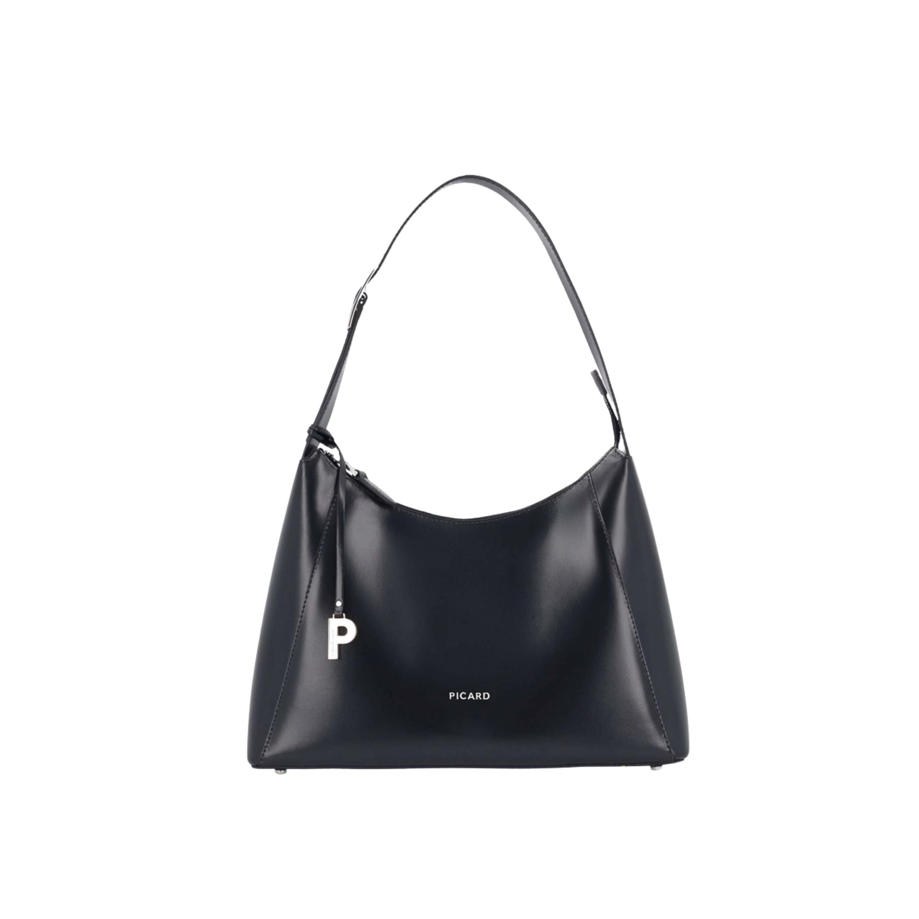 Picard Schultertasche PICARD Schultertasche Black Tie aus Echtleder