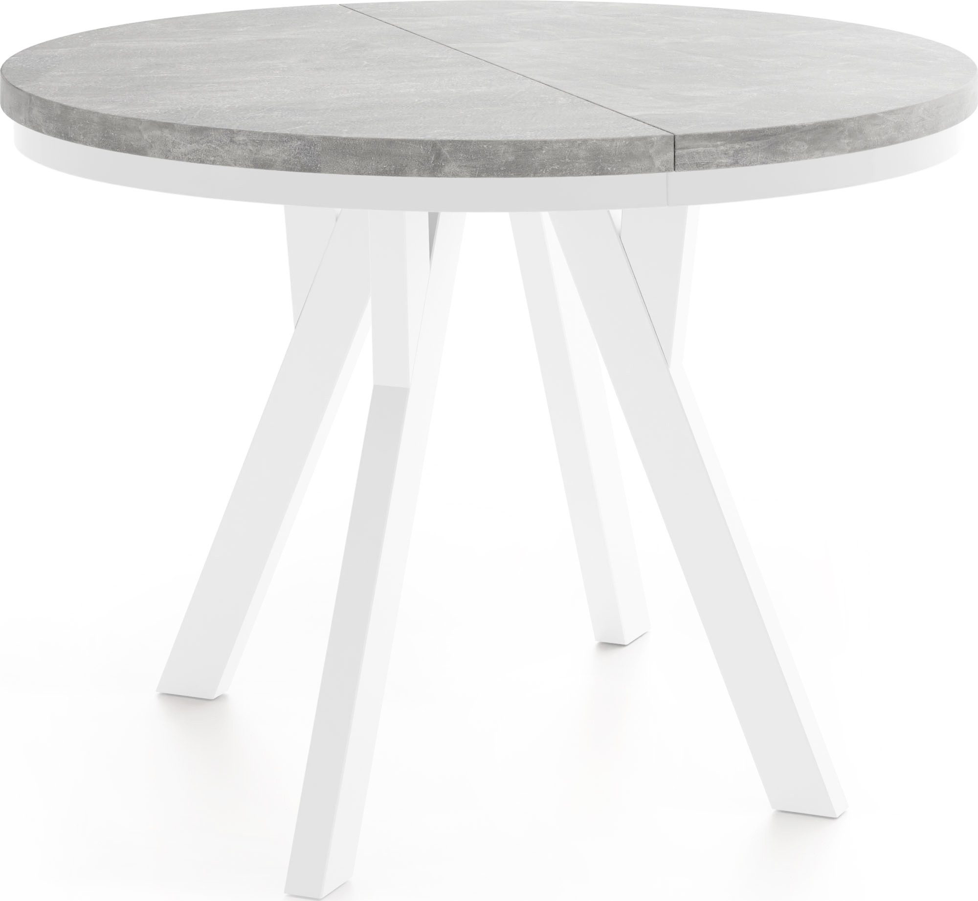 WFL GROUP Esstisch Strato White (vier günstig online kaufen