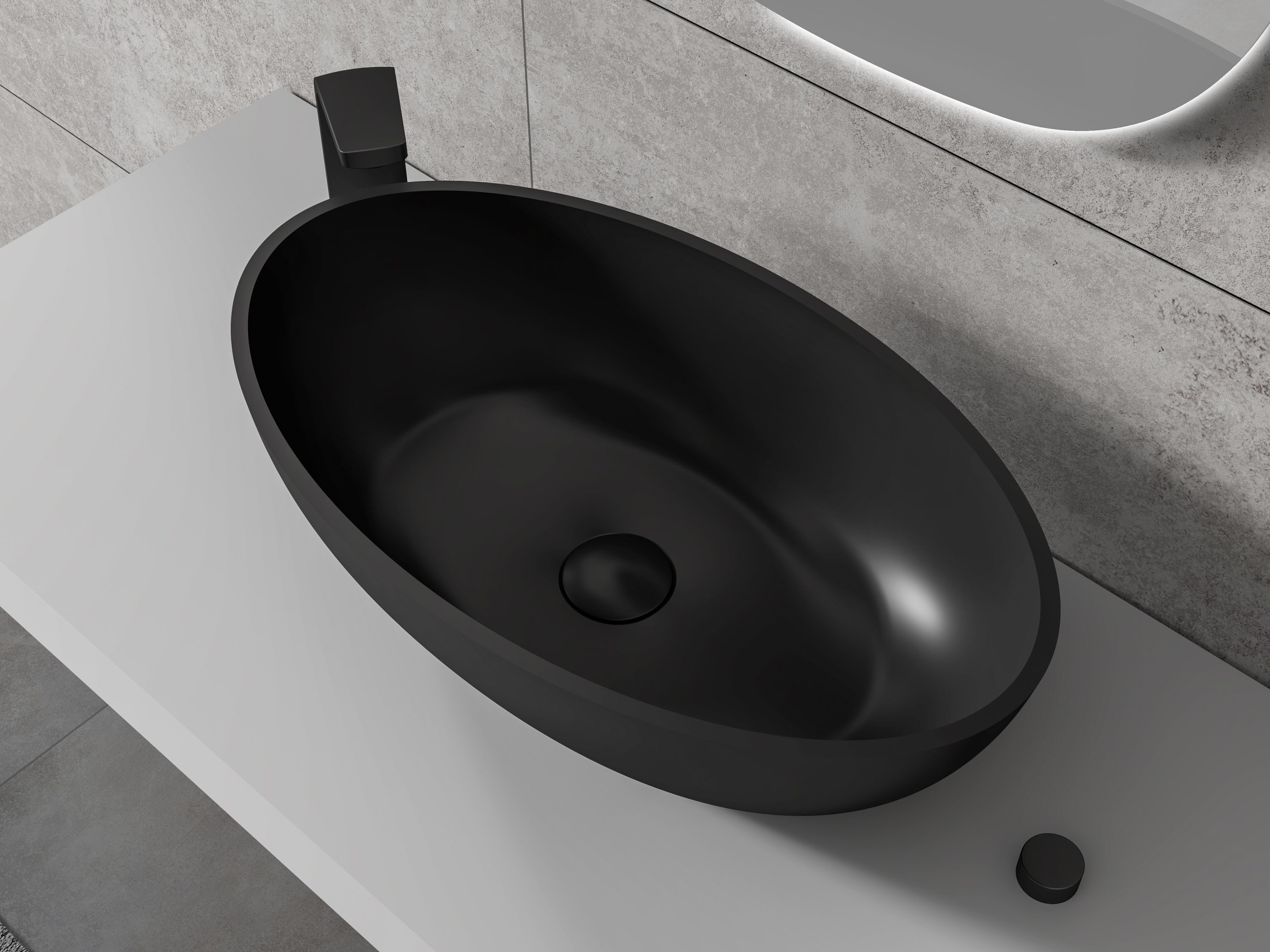 Bernstein Waschtischarmatur XELO-Flex 260 Schwarz matt 2-Loch, hoher Auslauf – Bild 3 von 5