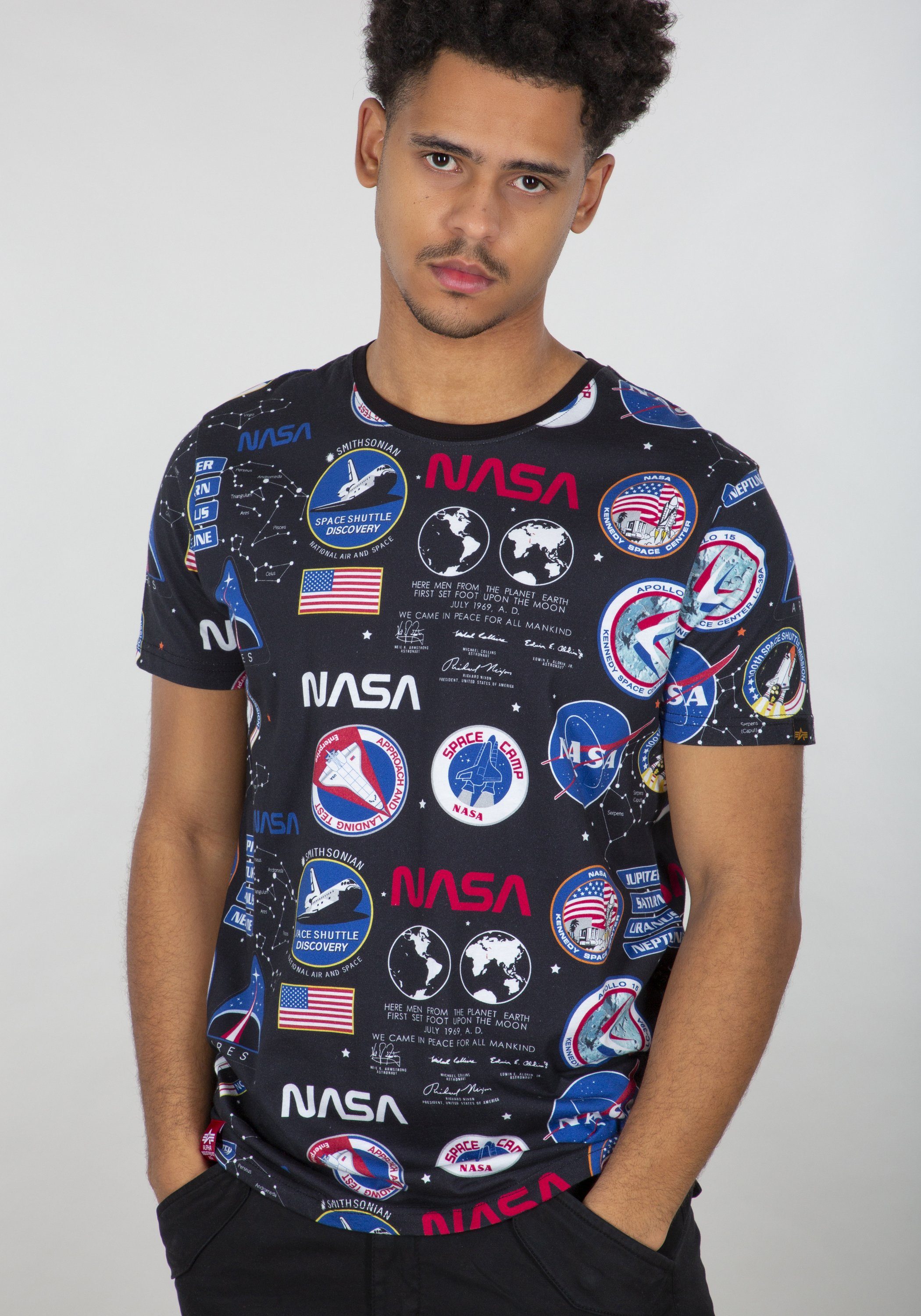 NASA T-Shirt - AOP T-Shirts Industries Men Industries Alpha T-Shirt Alpha