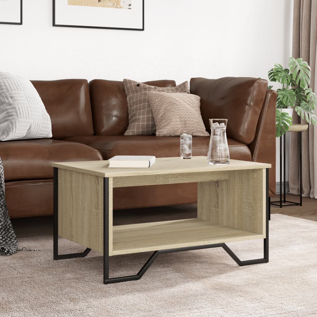 vidaXL Couchtisch Couchtisch Sonoma-Eiche 75x51x40 cm günstig online kaufen