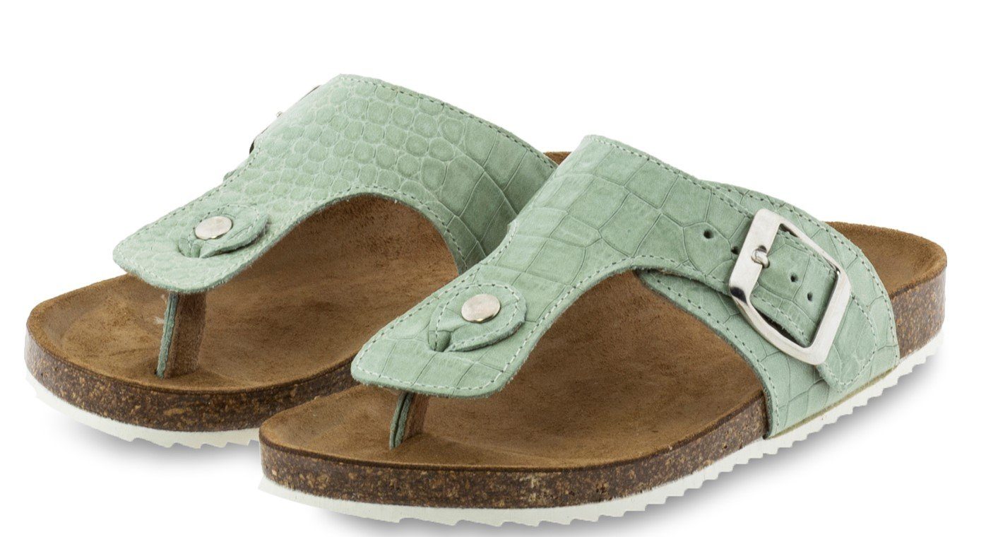 Clic »Clic Sandalen Zehentrenner Vedra Mädchen Damen Leder Mintgrün«  Sandalette online kaufen | OTTO