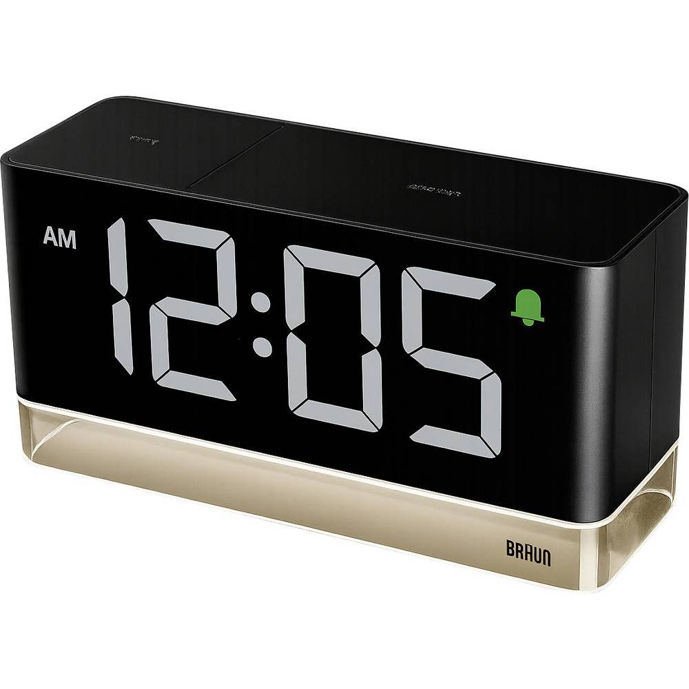 Braun Wecker 67128 Wecker Schwarz Großes Display