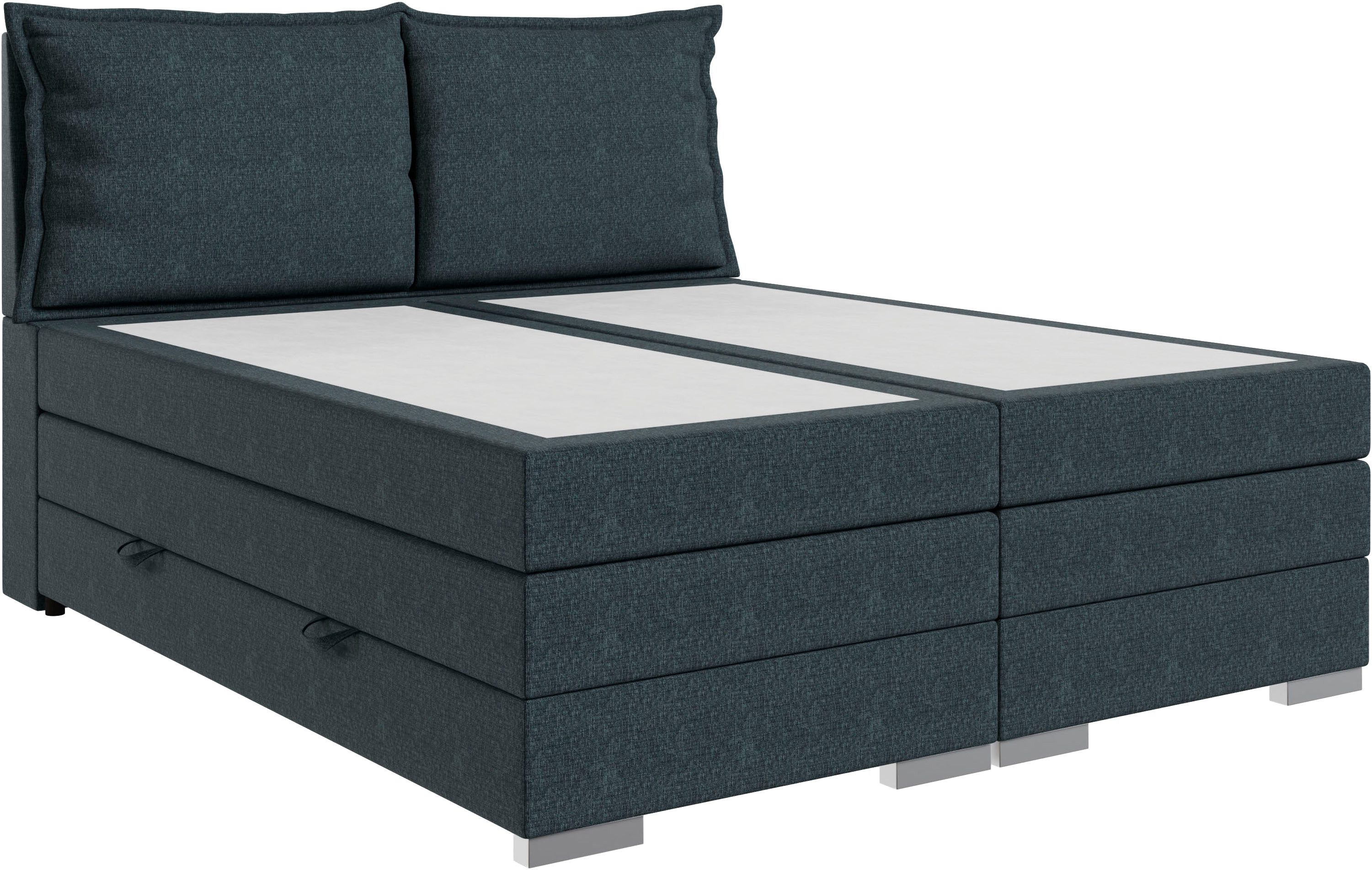 FORTE Boxspringbett Pillows, in verschiedenen Farben erhältlich