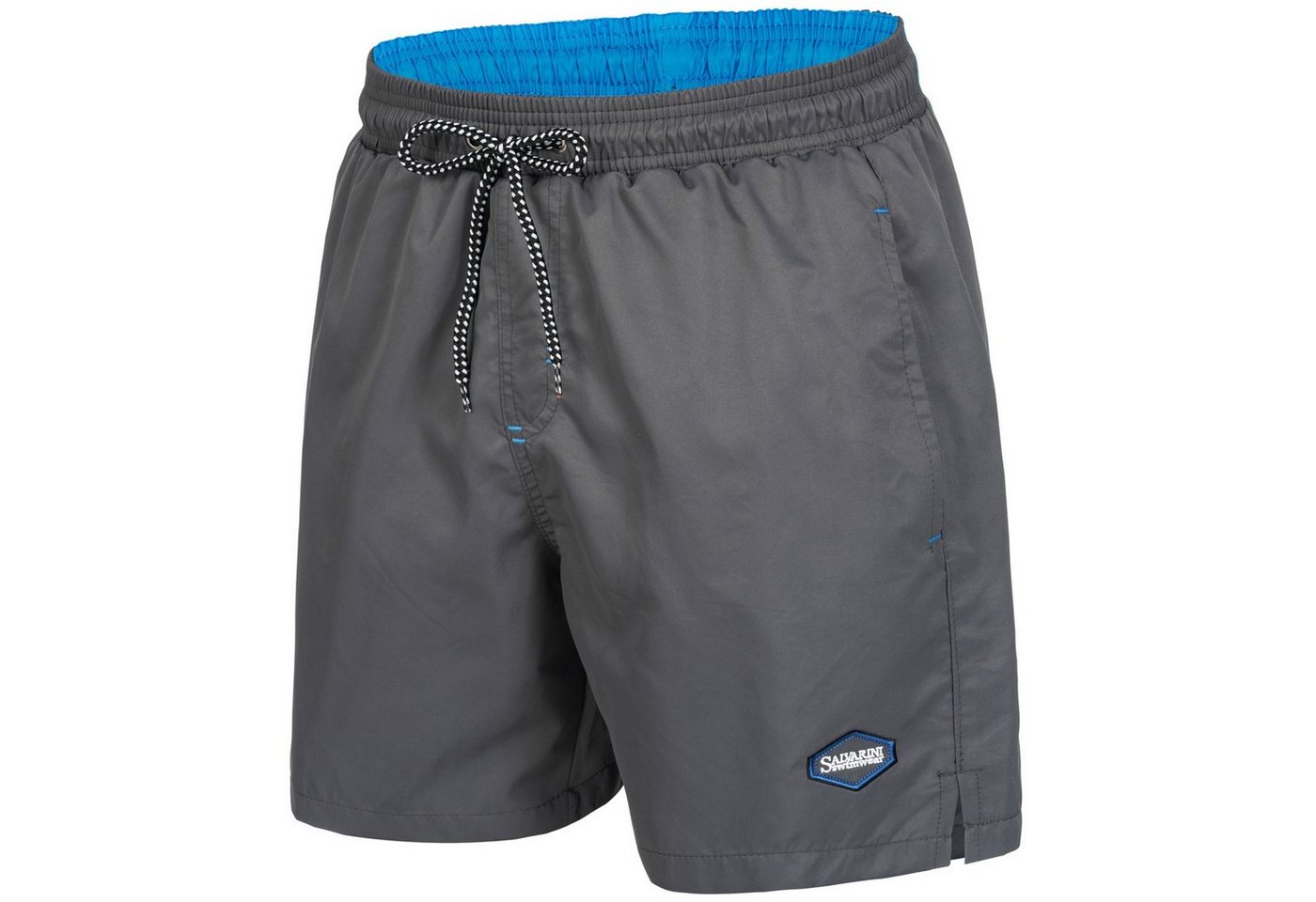 Alessandro Salvarini Badeshorts Herren – Badehose mit Reißverschlusstaschen Leichte Shorts mit Kordelzug und hohem Tragekomfort