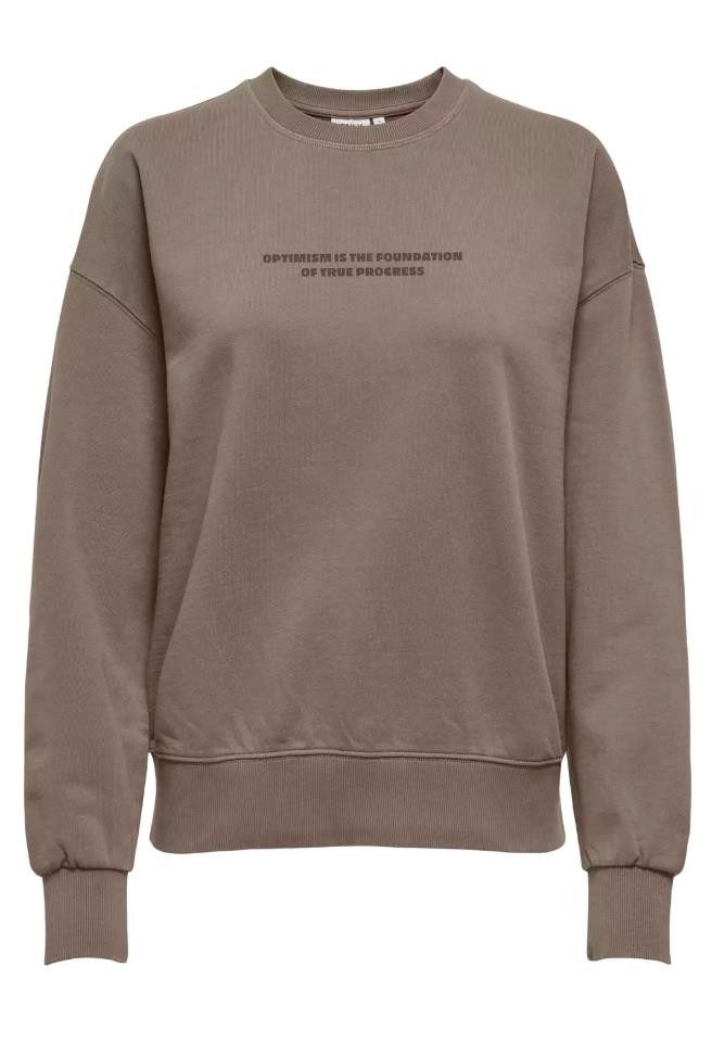ONLY Longsweatshirt ONLCATRIN L/S O-NECK PRINT günstig online kaufen