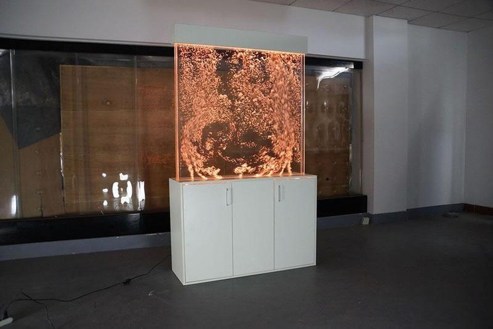JVmoebel Barschrank Wasser Säule Ragal mit Unterschrank und LED-Beleuchtung (1-St)